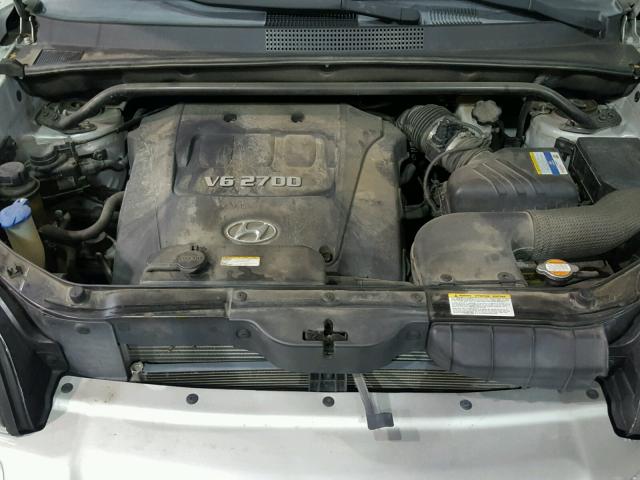 KM8JN12D67U585726 - 2007 HYUNDAI TUCSON SE WHITE photo 7