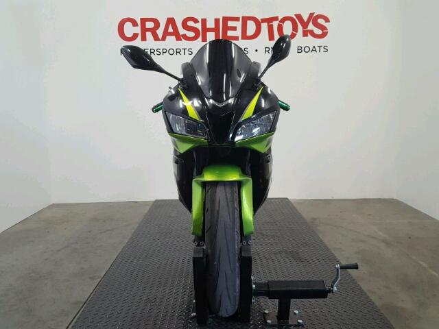 JH2PC40009K204755 - 2009 HONDA CBR600 RR GREEN photo 2