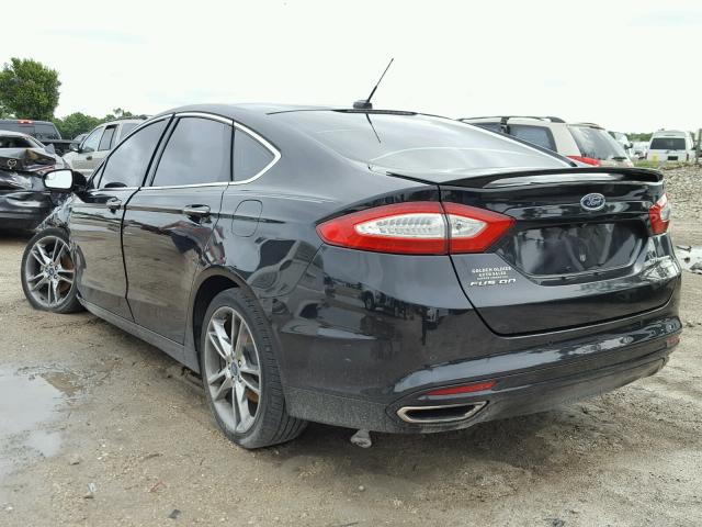 3FA6P0K9XDR252657 - 2013 FORD FUSION TIT BLACK photo 3