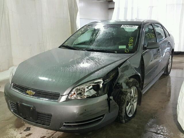 2G1WB57NX91233106 - 2009 CHEVROLET IMPALA LS GRAY photo 2