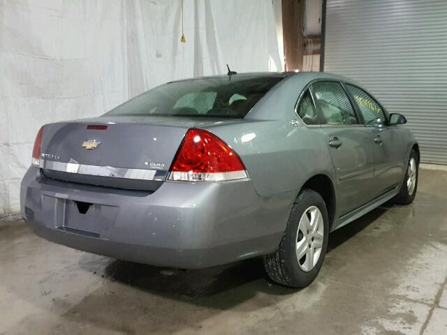 2G1WB57NX91233106 - 2009 CHEVROLET IMPALA LS GRAY photo 4