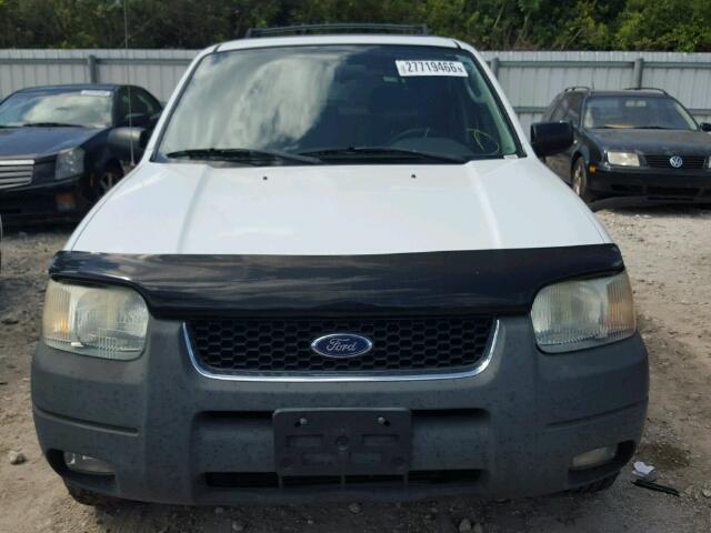 1FMCU93194KB37650 - 2004 FORD ESCAPE XLT WHITE photo 9