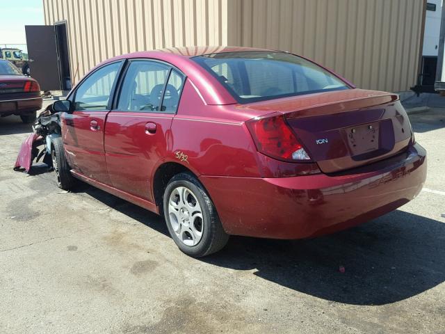 1G8AJ52F55Z117165 - 2005 SATURN ION LEVEL 栗色 照片 3