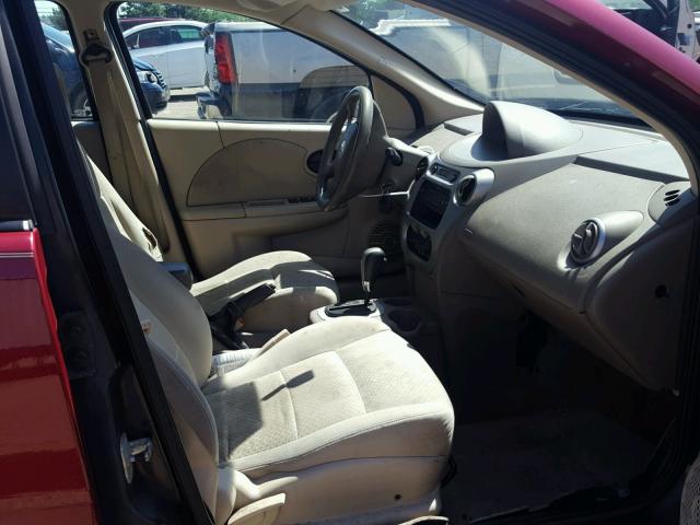 1G8AJ52F55Z117165 - 2005 SATURN ION LEVEL 栗色 照片 5