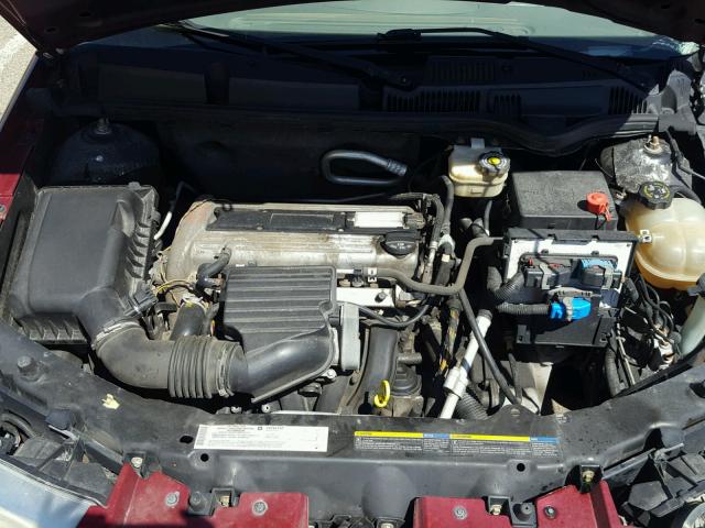 1G8AJ52F55Z117165 - 2005 SATURN ION LEVEL 栗色 照片 7