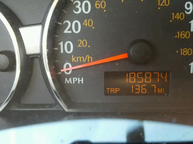 1G8AJ52F55Z117165 - 2005 SATURN ION LEVEL 栗色 照片 8