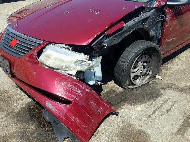 1G8AJ52F55Z117165 - 2005 SATURN ION LEVEL 栗色 照片 9