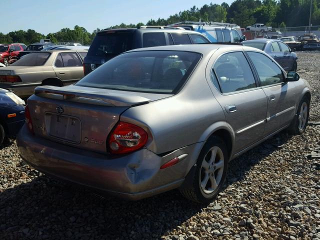 JN1CA31D41T821960 - 2001 NISSAN MAXIMA GXE TAN photo 4