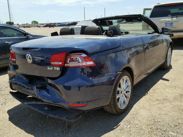 WVWBW7AH9CV003054 - 2012 VOLKSWAGEN EOS KOMFOR 蓝色 照片 4