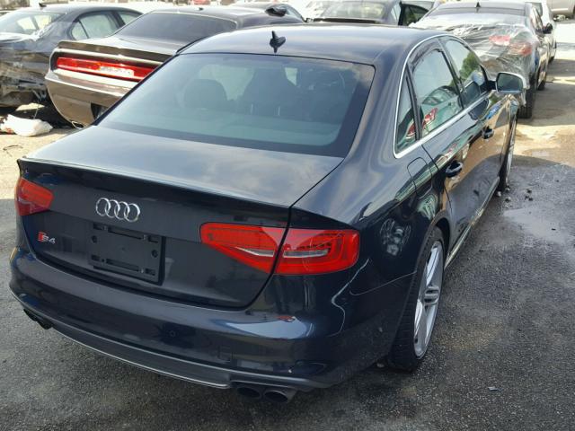 WAUDGAFL7DA124882 - 2013 AUDI S4 PREMIUM GRAY photo 4