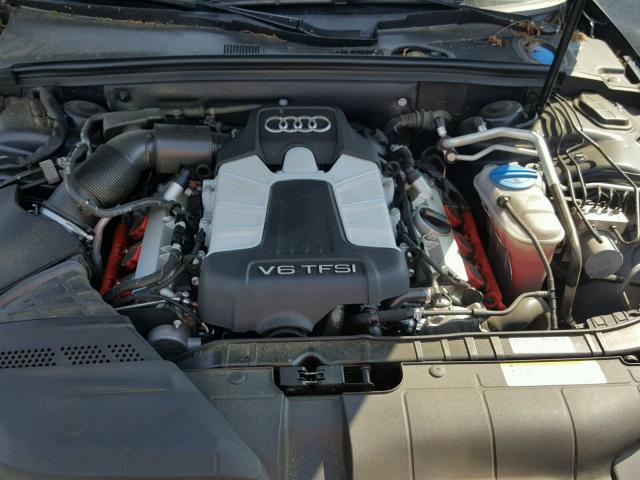 WAUDGAFL7DA124882 - 2013 AUDI S4 PREMIUM GRAY photo 7