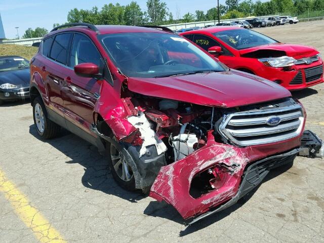 1FMCU9GD6HUC77394 - 2017 FORD ESCAPE SE RED photo 1