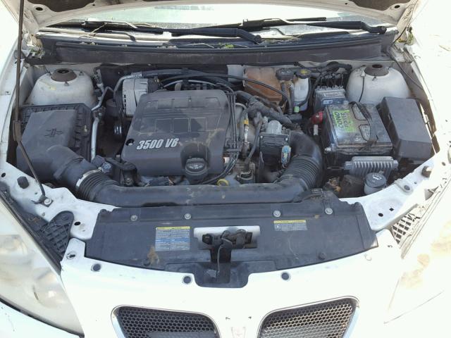 1G2ZG528X54128902 - 2005 PONTIAC G6 WHITE photo 7