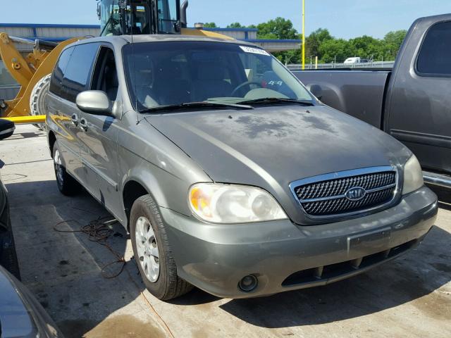 KNDUP132356746186 - 2005 KIA SEDONA EX GRAY photo 1