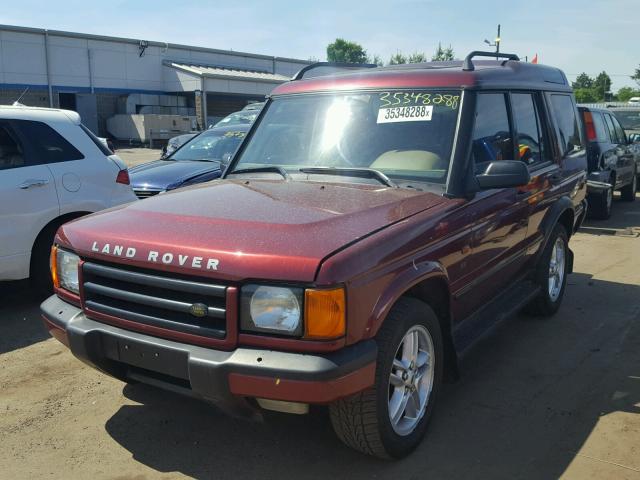 SALTY12452A752794 - 2002 LAND ROVER DISCOVERY BURGUNDY photo 2