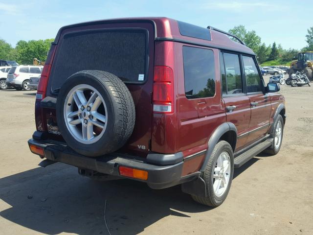 SALTY12452A752794 - 2002 LAND ROVER DISCOVERY BURGUNDY photo 4