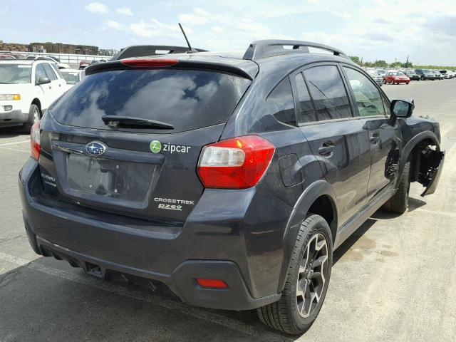 JF2GPABC0G8256434 - 2016 SUBARU CROSSTREK CHARCOAL photo 4