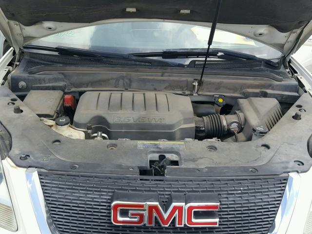 1GKER23708J254527 - 2008 GMC ACADIA SLT თეთრი ფოტო 7