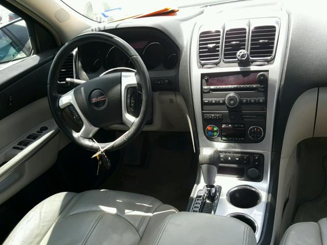 1GKER23708J254527 - 2008 GMC ACADIA SLT თეთრი ფოტო 9