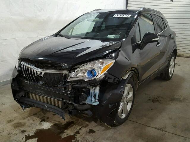 KL4CJFSB9FB145475 - 2015 BUICK ENCORE CON BLACK photo 2