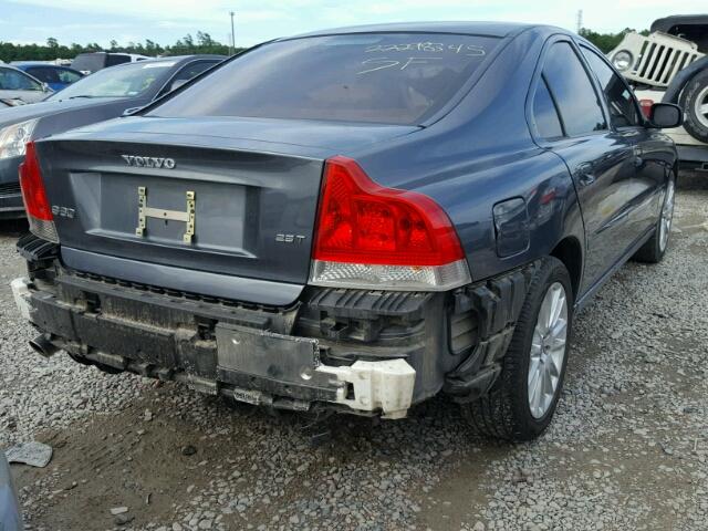 YV1RS592972616310 - 2007 VOLVO S60 2.5T GRAY photo 4