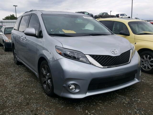 5TDXK3DCXFS630130 - 2015 TOYOTA SIENNA SPO SILVER photo 1