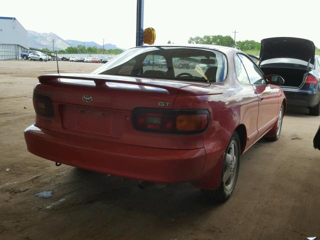 JT2ST87F3N0124594 - 1992 TOYOTA CELICA GT RED photo 4