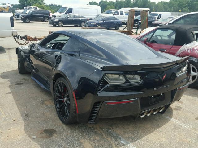 1G1YP2D65J5601250 - 2018 CHEVROLET CORVETTE Z BLACK photo 3