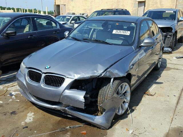 WBAPH5C52BA444132 - 2011 BMW 328 GRAY photo 2