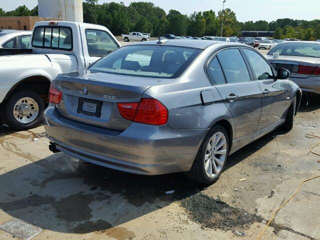 WBAPH5C52BA444132 - 2011 BMW 328 GRAY photo 4