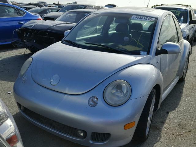 3VWFE21C43M429740 - 2003 VOLKSWAGEN NEW BEETLE Gümüş foto 2