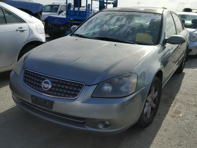 1N4BL11E35N497996 - 2005 NISSAN ALTIMA SE GREEN photo 2