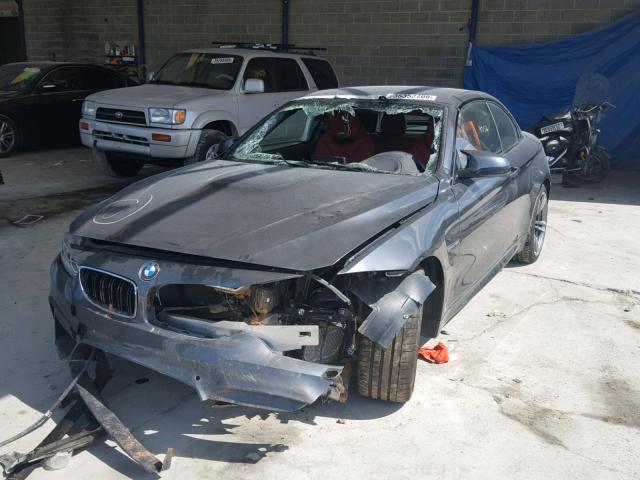 WBS3U9C54GP968707 - 2016 BMW M4 GRAY photo 2