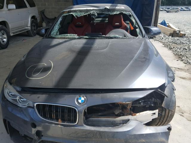 WBS3U9C54GP968707 - 2016 BMW M4 GRAY photo 7