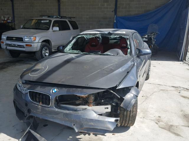 WBS3U9C54GP968707 - 2016 BMW M4 GRAY photo 9