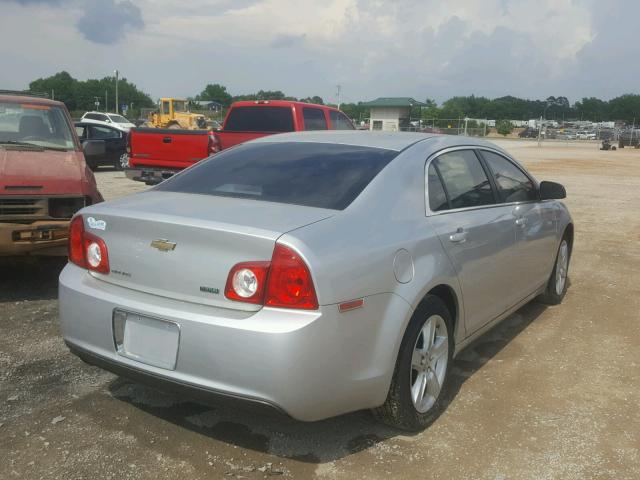 1G1ZA5E05AF280693 - 2010 CHEVROLET MALIBU LS 银色 照片 4