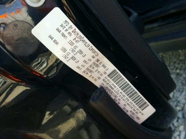 1J8HG48K28C111843 - 2008 JEEP COMMANDER BLACK photo 10