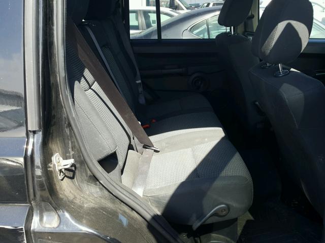 1J8HG48K28C111843 - 2008 JEEP COMMANDER BLACK photo 6