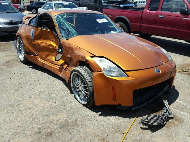 JN1AZ34D03T108035 - 2003 NISSAN 350Z COUPE ORANGE photo 1