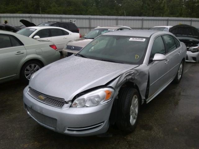 2G1WG5E36C1105729 - 2012 CHEVROLET IMPALA LT SILVER photo 2