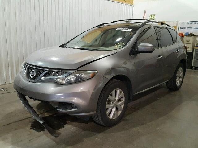 JN8AZ1MU3BW053065 - 2011 NISSAN MURANO S/S GRAY photo 2