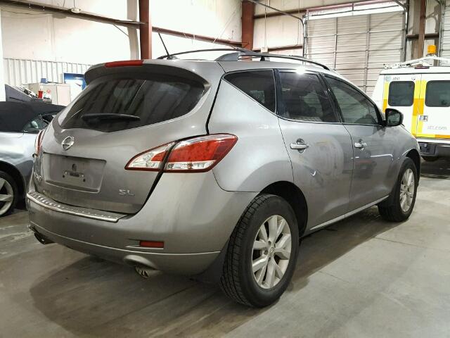 JN8AZ1MU3BW053065 - 2011 NISSAN MURANO S/S GRAY photo 4