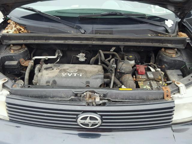 JTLKT324864037451 - 2006 TOYOTA SCION XB შავი ფოტო 7