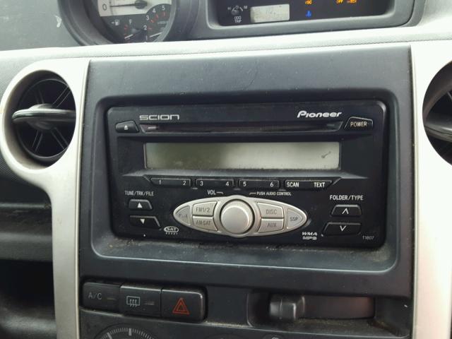 JTLKT324864037451 - 2006 TOYOTA SCION XB შავი ფოტო 9