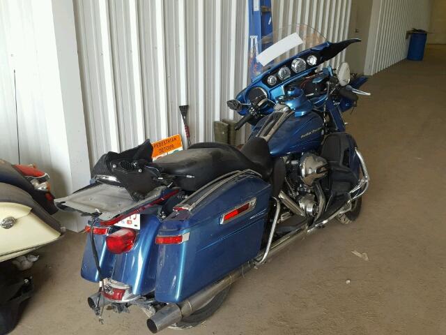 5HD1KELA1EB629351 - 2014 HARLEY-DAVIDSON FLHTK ELEC 蓝色 照片 4