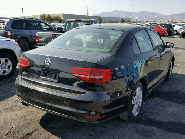 3VW2K7AJ4FM236169 - 2015 VOLKSWAGEN JETTA BASE 黑色 照片 4