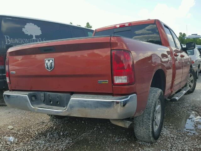 1D3HB18P49S779447 - 2009 DODGE RAM 1500 Q ORANGE photo 4