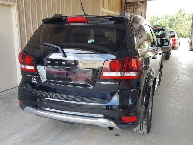 3C4PDCGB0HT613116 - 2017 DODGE JOURNEY CR BLACK photo 4