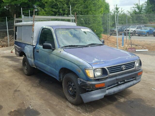 4TANL42N9TZ197422 - 1996 TOYOTA TACOMA BLUE photo 9