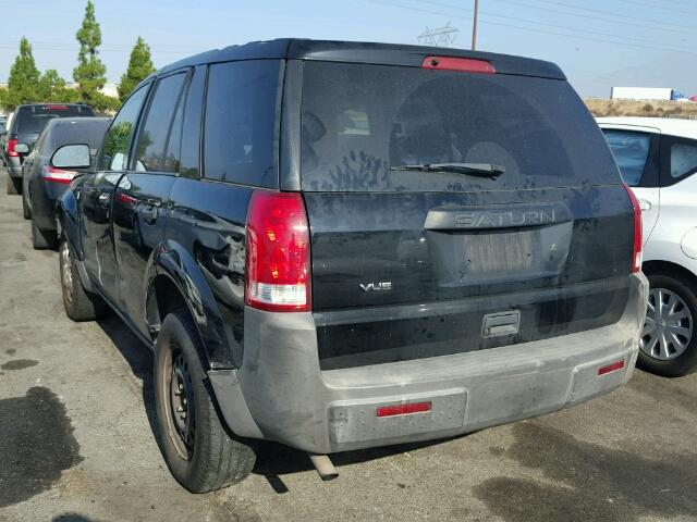 5GZCZ23D93S821697 - 2003 SATURN VUE BLACK photo 3